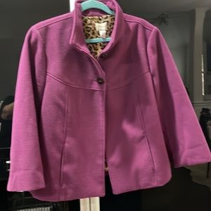 Chico’s plum jacket. New w Tags